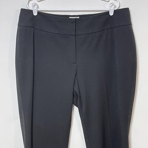 Halogen Pants Womens Plus 16W Black Straight Leg Stretchy Chino Trousers 40x33 - Picture 3 of 10